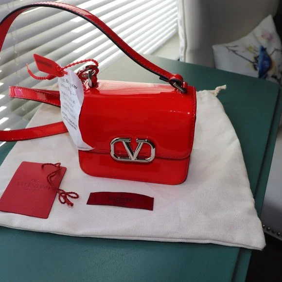 Valentino VSLING Micro Patent Crossbody - Picture 5 of 7
